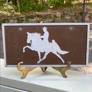 Equestrian Horse Metal Plaque Tag Grandview Aluminium Product